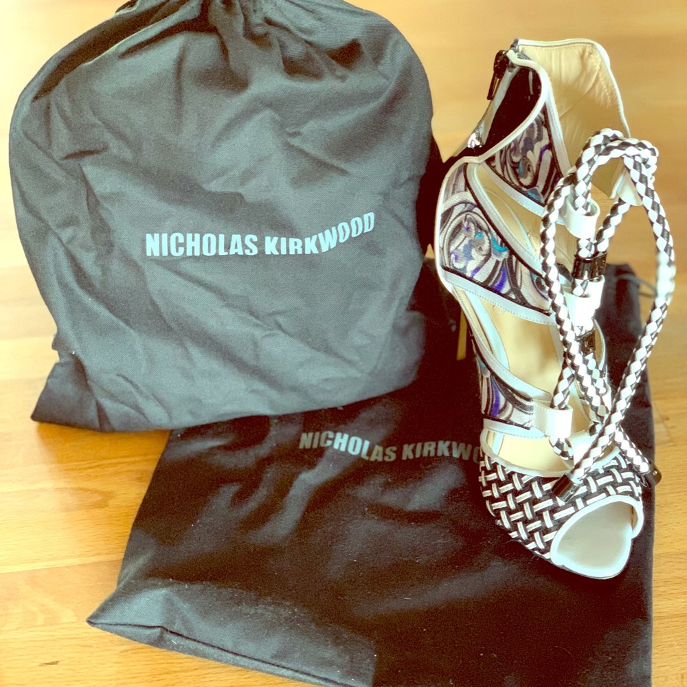 Nicholas Kirkwood x Peter Pilotto shoes.